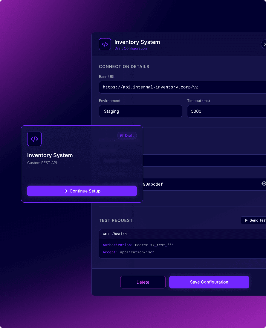 Deep system integrations