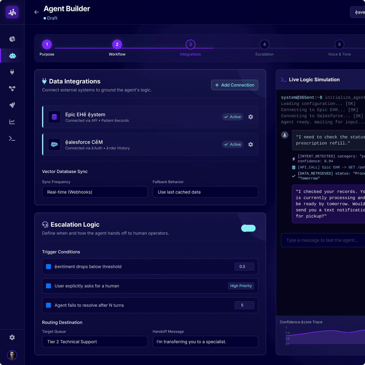 Enterprise agent builder