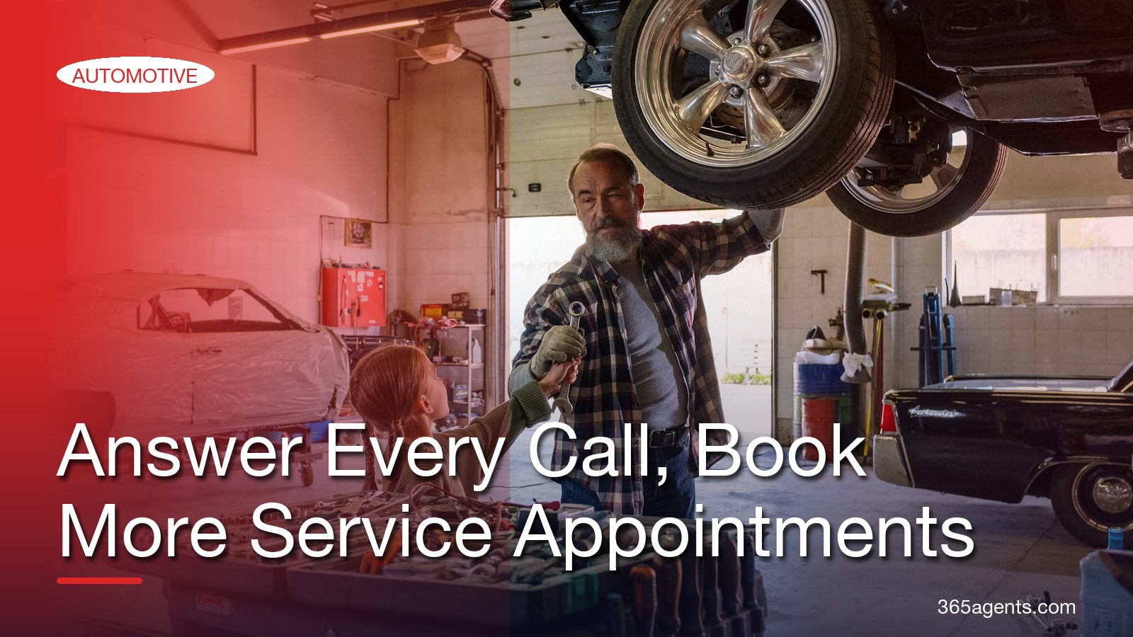 AI Receptionist for Auto Repair Shops: Answer Every Call, Book More Service Appointments – 365agents