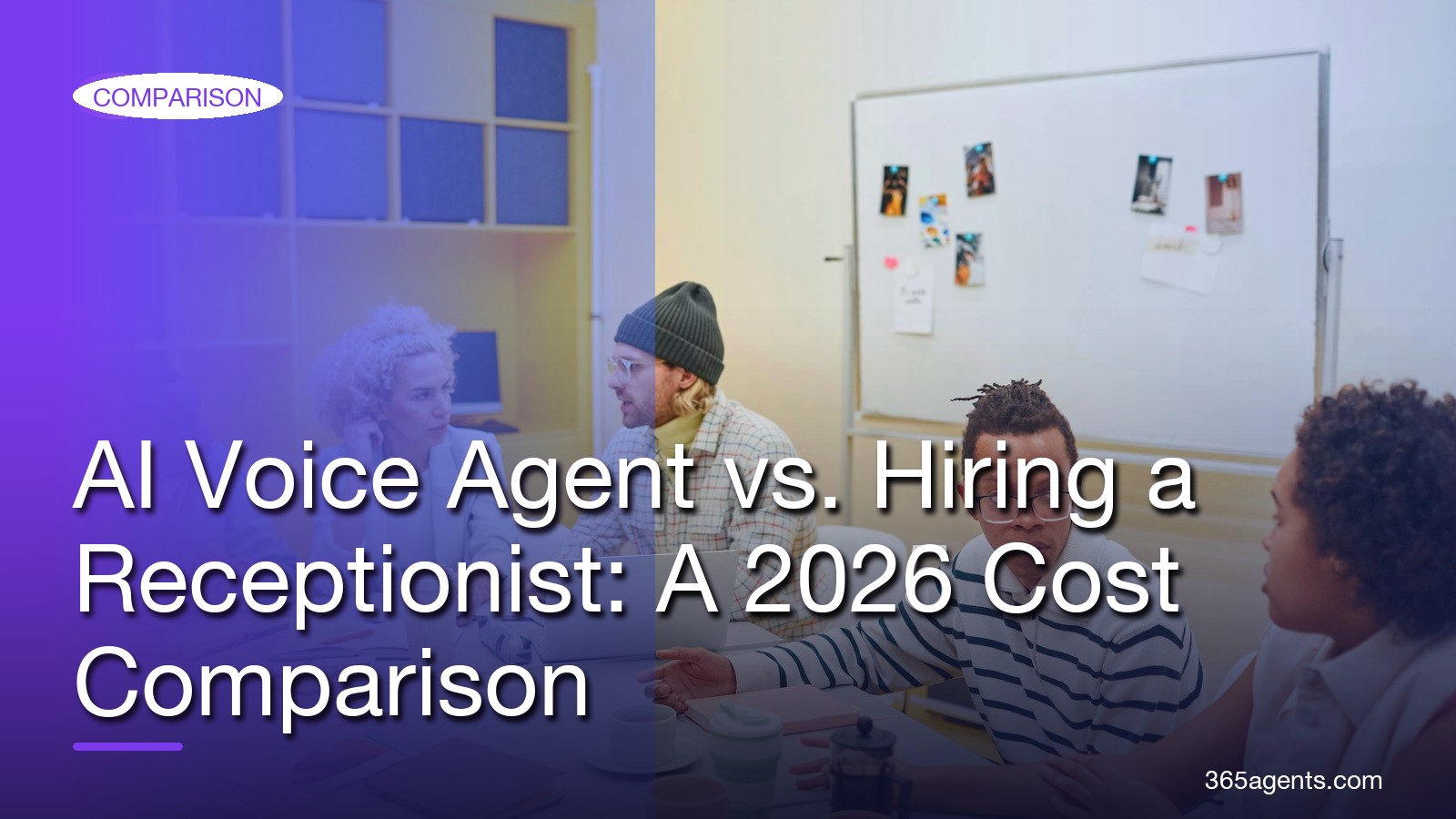AI Voice Agent vs. Hiring a Receptionist: A 2026 Cost Comparison – 365agents
