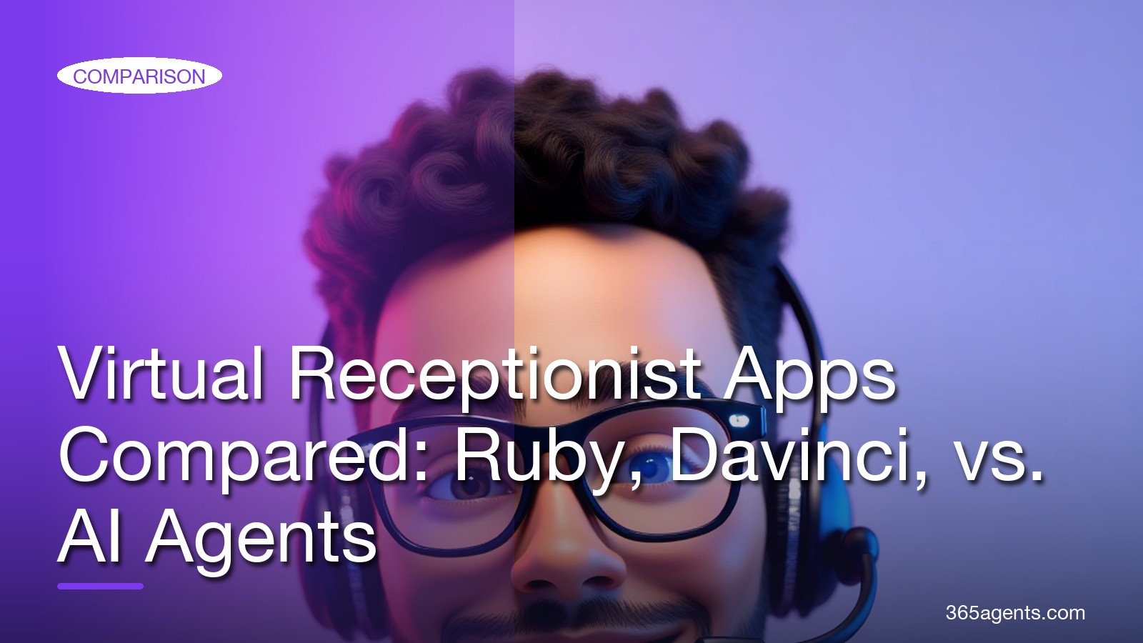Virtual Receptionist Apps Compared: Ruby, Davinci, vs. AI Agents – 365agents